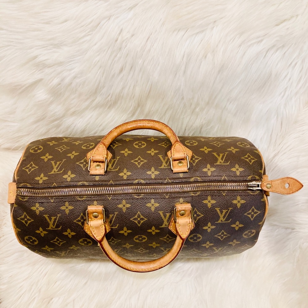 Authentic Louis Vuitton Speedy 35 #7.7ahj - Picture 7 of 12